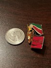 Vintage 1988 Seoul Olympics Coca Cola Hodori Tiger Mozambique Flag Lapel Pin