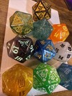 Mtg Oversized Spindown Counters - Lot Of 10 W  Final Fantasy  Lotr   More 4