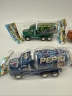 Coke Pepsi Sprite Sunkist Toy Trucks New In Bags Lot Of 4