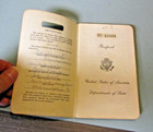 1954 Expired United States Us Passport Austria Morocco Germany France Gibraltar