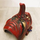 Sougeisha Sarutahiko Kagura Mask Red Wood Handcrafted Vintage Decor Art