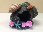 Fixturedisplays Ancient Barrel Ruins Seashell Ornament Aquarium Fish Tank Decora