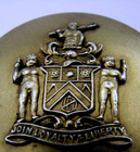 Rare Sterling Silver Gilt Worshipful Company Of Joiners   Ceilers Compact 1930