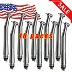 10  Nsk Pana Max Style Dental High Speed Handpiece Push Button 4h Turbine Seasky