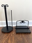  nice  Longaberger Wrought Iron  paper Towel   Napkin Holder Set  Leaf Design 