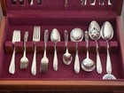 1847 Rogers Bros Silverplate Flatware Daffodil Pattern Service For 8