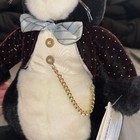 Vintage 1986 Applause After Eight Rabbit Plush Toy Stuffed Animal Tuxedo Bow 22 