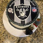 Las Vegas Raiders Edible Image Topper For Cake  Edible Pre Cut Stickers 