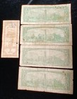 Lots China Bank Of Taiwan One Yuan Banknote Lot Of 5