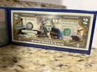 Rms Titanic Ship   100th Anniversary   Colorized Us  2 Bill Genuine Legal Tender
