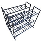 2 Motoproducts Battery Storage Rack Holds 300 Pounds Per Shelf No Tools Required