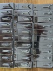Lot Of 30 Chrome Metal Pegboard Hooks   Display Panel Peg Hooks     2    Retail Shop