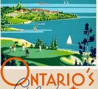 Ontario Lakelands 1940 Canada Vintage Poster Print Canadian National Railway Art