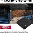 Black 7x18 Ft Dump Trailer Truck Mesh Tarp With Grommets heavy Duty Mesh Tarp  O