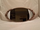 Vintage Stylebuilt Mcm Gold Plated Oval Vanity Mirror Large 10  x 20  