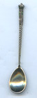 1890 s Russian Enamelled Tea Spoon Moscow Woman s Head Kokoshnic Head Band 84 Si