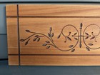 Rare Antique Hand Spoon Carved Chestnut Wood Panel 18 1 4 X 7 1 2 X 1 2  Lot X45