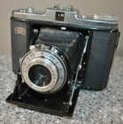 Vintage Zeiss Ikon Nettar Camera With Leather Case