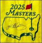Rory Mcilroy Autographed 2025 Masters Pin Flag Pga Tour Jsa Beckett Coa