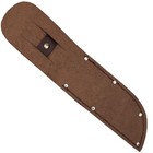 Knife Sheath   Brown Leather Belt Pouch Fits Fixed-blade Knives Up To 5in 