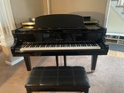 Wurlitzer Black Grand Piano With Bench