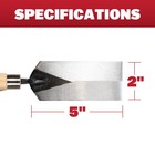 Marshalltown Masonry Margin Trowel  5 Inches By 2 5 X 2 Inch  5 X 2 Inch