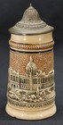Ca  1906 Miniature Stein - New Pennsylvania Capitol  Harrisburg  Pa