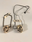 2 Each Randotti Original Pirate Skulls With Original Glow In The Dark Stickers