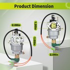 New Carburetor For Champion Cpe 71530 439cc Generator Carb Manual Choke
