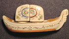 Vintage Salt And Pepper Shakers Made In Japan Gondola Boat 3 Piece Set