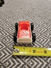 Vintage Fisher Price Little People Red   White Single Seat Car Black Wheels