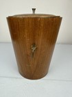 Vintage Servex Teakwood Mcm Ice Bucket Beautiful
