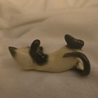 Ceramic Siamese Cat Kitten Figurine Pot Hanger Vtg  Hagen Renaker 2 Inches Tall