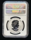 2015 Canada  5 Silver Reverse Proof Maple Leaf E mc2 Ngc Pf69