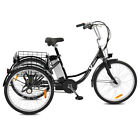 Viribus 250w 24  Adult Electric Tricycle 3-wheel Bicycle E Trike 36v Battery 
