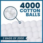 Oasis Medium Cotton Balls  Soft   Absorbent Cotton Balls  4000 Bulk Count