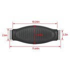 Lumbar Back Support Pad Size B Black For Herman Miller Aeron Chair Medium