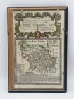 1720 Owen   Bowen Framed Map Dorset Yorkshire - Britannia Depicta 