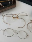 Vintage Gold Filled Eyeglasses Spectacles Aviator Pince Nez Shuron Hardy Lot