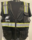         philadelphia Eagles  Safety Ppe Vest W silver Reflective Logo M l xl 2xl        