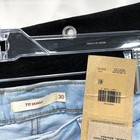 Nwt Wmns Levi s Light Blue Stretch Denim 711 Skinny Mid Rise Jeans Sz M 30x30