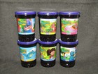 Vtg Complete Set Of 6 Welch s Jelly Jar Glass Dragon Tales
