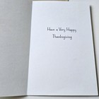 Thanksgiving Card God Is Great Bear Fox Squirrel Raccoon Hedgehog Mice Eating