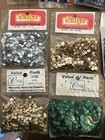 Lot Of 18 Vintage Sequins Multiple Colors 10 2000 Count 8 4000 Count Packs New