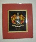 Heraldic Armorial Coat Of Arms Family Name Crest Bullion Embroidered - Koonz