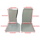 For 1984 - 2001 Cherokee wagoneer   Comanche Front   Rear Floor Pans Combo Kit