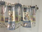Baby Animals Window Valance Or Curtain Panel Nursery Curtains Made To Order