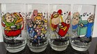 Vintage 1985 Hardee s Alvin And The Chipmunks Drinking Glasses Complete Set Of 4
