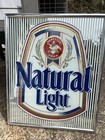  1995 Anheuser Busch Natural Light Beer Wall Mirror Man Cave Bar Natty Sign