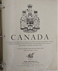 Canada Minkus Stamp Album Collection 1870-1977 Used Incomplete